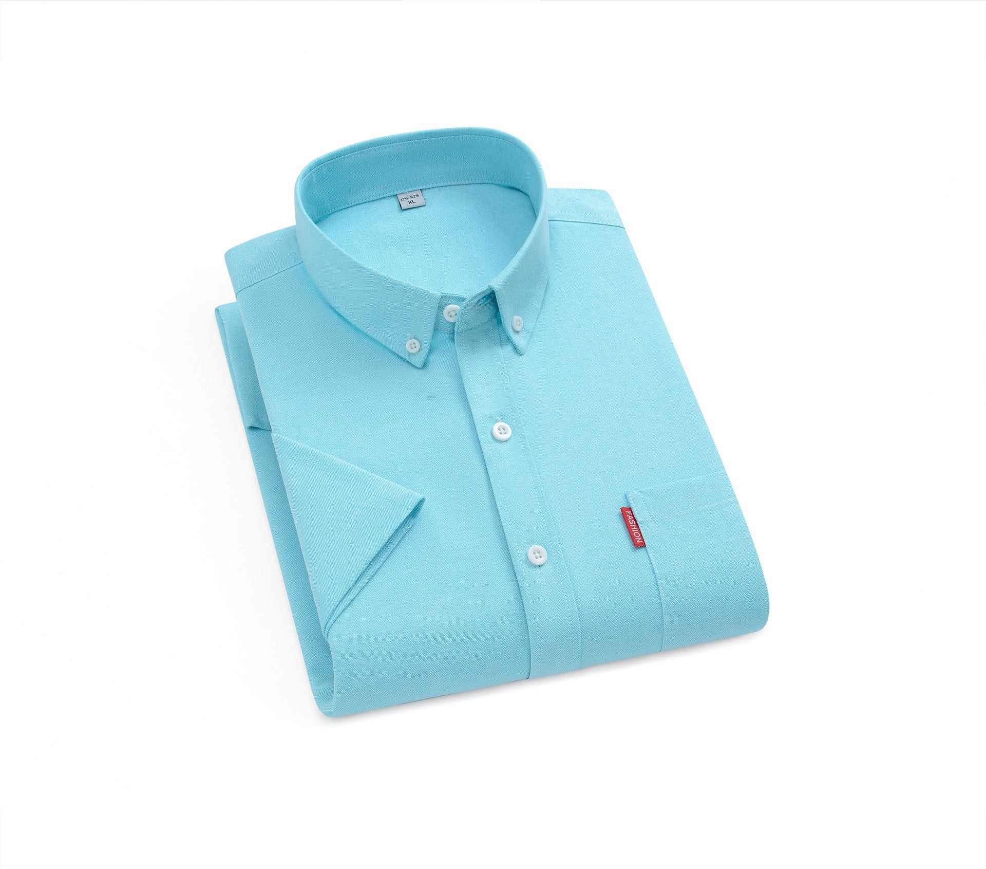 Commuter-style Mens Oxford-cloth Casual Long-sleeve Shirt