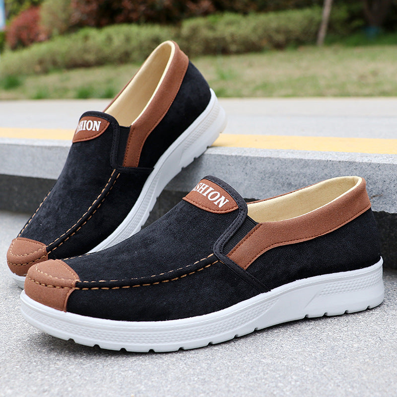 Mens Breathable Slip-on Casual Cloth Shoes