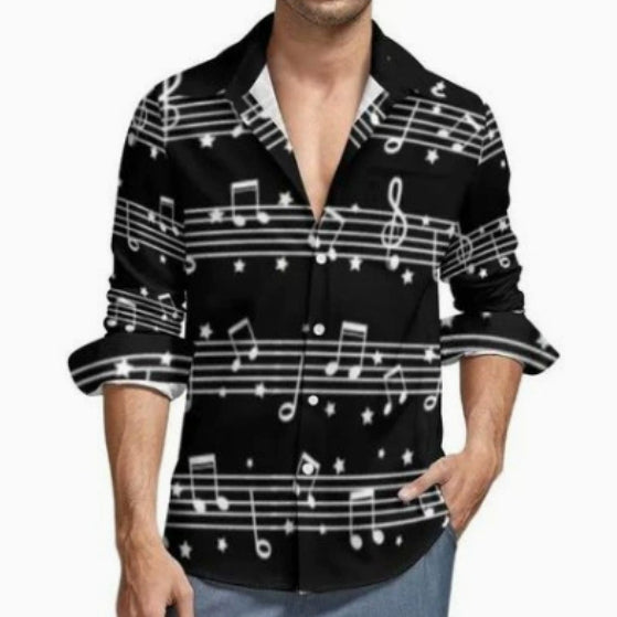 Mens Shirt With A Simple Relaxed Design