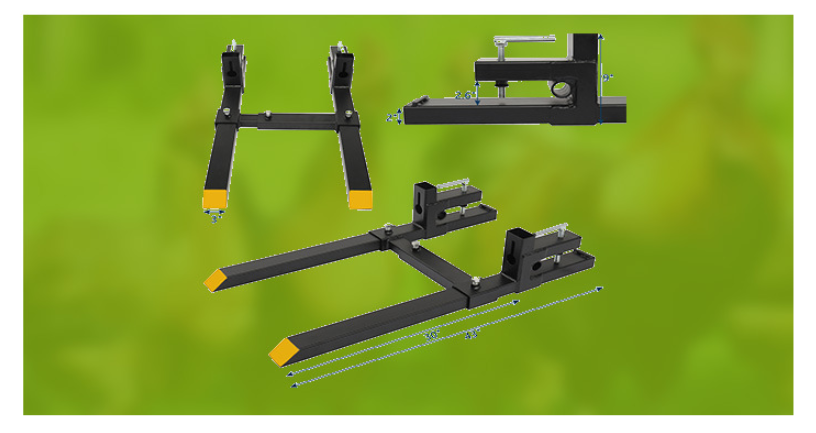 In Stock Forklift Accessories Accessories Extented Arm Tray