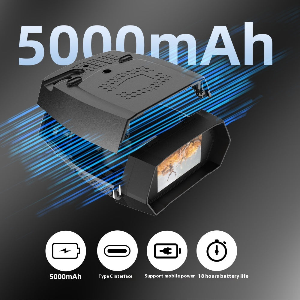 4K Low Light Full Color Outdoor Night Vision Camera Video Handheld HD Digital Infrared Double Tube Night Vision Instrument