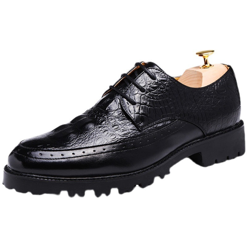 Trendy Mens Casual Height-increasing Shoes British Style