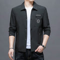 Mens Casual Lapel Top Wrinkle-free Mens Jacket