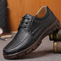 Mens Leather Shoes With A Tendon-sole