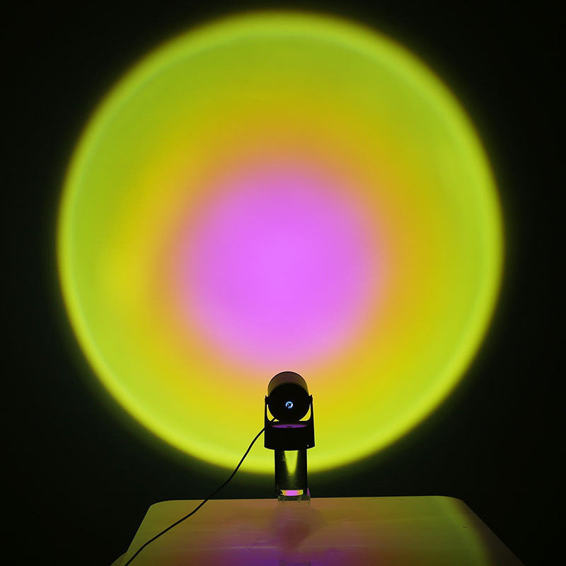 Creative Atmosphere Charging Sunset Projection Lamp