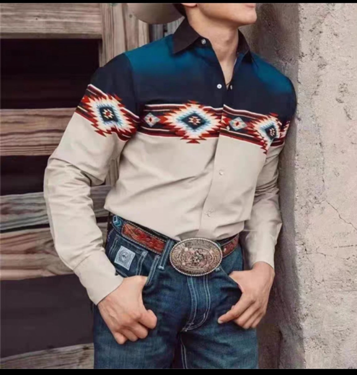 Mens Shirt With A Simple Relaxed Design