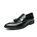 Mens British-style Casual Fashionable Business Tassel Leather Shoes