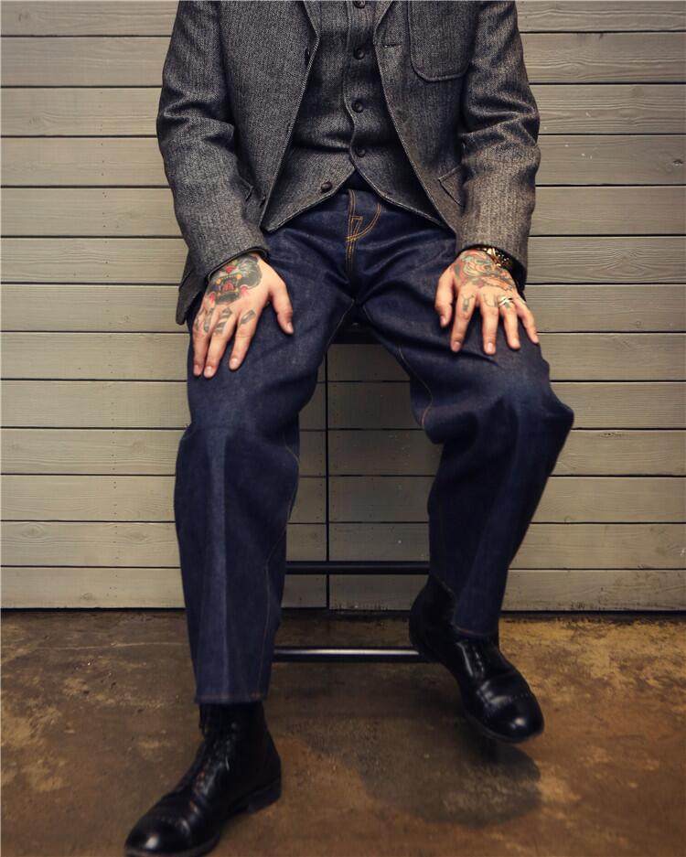 Autumn Winter Woolen American-style Retro Slim-fit Hunting Suit Casual Blazer